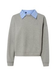 Liu Jo Collection Bluza Kobiety szary, L. Szare bluzy Liu Jo Collection, l, bez wzorów, z bawełny, bez kaptura. Za 429.95 zł.
