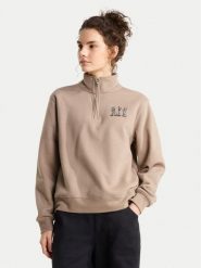 The North Face Bluza 1/4 Ski Embro NF0A8JAQ2H91 Beżowy Relaxed Fit. Brązowe bluzy The North Face, l, bez wzorów, z bawełny, bez kaptura. Za 296.99 zł.