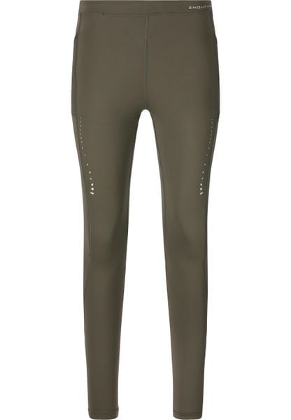 Damskie legginsy Endurance Lindysa. Zielone legginsy ENDURANCE, bez wzorów, z elastanu. Za 170.00 zł.