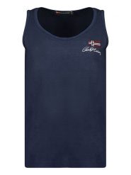 Geographical Norway Top "Jupette" w kolorze granatowym rozmiar: XL. Niebieskie topy Geographical Norway, xl, bez wzorów, z bawełny, bez kołnierzyka, bez ramiączek. Za 39.58 zł.