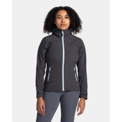 Damska kurtka softshell Kilpi RAVIA-W. Zielone kurtki sportowe Kilpi, m, bez wzorów, z softshellu, bez kaptura, trekkingowe. Za 318.77 zł.