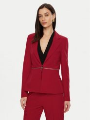 Rinascimento Marynarka CFC0121908003 Czerwony Regular Fit. Czerwone marynarki i żakiety Rinascimento, s, bez wzorów, z syntetyku. Za 399.99 zł.