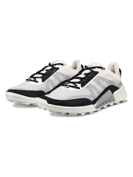 Ecco Sneakersy "Biom 2.1" w kolorze biało-czarnym rozmiar: 38. Białe trampki ecco, bez wzorów, z materiału, bez zapięcia. Za 289.95 zł.