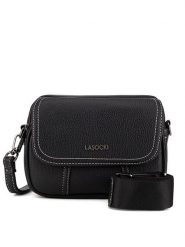 Lasocki Torebka LSK-K-067-06 Czarny. Czarne listonoszki Lasocki, bez wzorów, z materiału, bez dodatków. Za 139.99 zł.