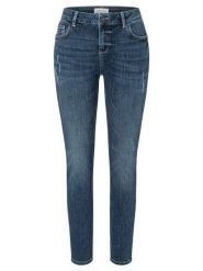 Timezone Dżinsy "Aleena" - Skinny fit - w kolorze niebieskim rozmiar: W28/L32. Niebieskie jeansy Timezone, l, z aplikacjami. Za 83.62 zł.