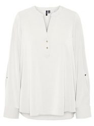 Vero Moda Bluzka w kolorze białym rozmiar: XL. Białe bluzki Vero Moda, xl, bez wzorów, z wiskozy, bez kołnierzyka, bez ramiączek. Za 43.99 zł.