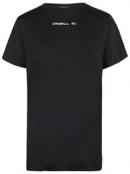O'Neill Koszulka "Rutile" w kolorze czarnym rozmiar: M. Czarne bluzki O'Neill, m, bez wzorów, z bawełny, bez kołnierzyka, bez ramiączek. Za 48.39 zł.