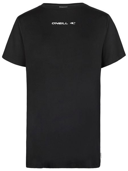 O'Neill Koszulka "Rutile" w kolorze czarnym rozmiar: S. Czarne bluzki O'Neill, s, bez wzorów, z bawełny, bez kołnierzyka, bez ramiączek. Za 48.05 zł.