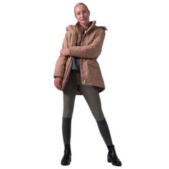 Parka dla kobiet PS of Sweden Peyton. Brązowe parki PS OF SWEDEN, sportowe, bez kaptura. Za 761.50 zł.