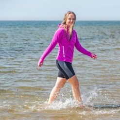 Damski bluza sporty wodne Watrflag Ipanema różowy. Czerwone bluzy WATRFLAG, xl, bez wzorów, z materiału, z kapturem. Za 339.00 zł.