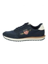 GANT Footwear Skórzane sneakersy "Beya" w kolorze granatowym rozmiar: 41. Niebieskie trampki GANT Footwear, bez wzorów, ze skóry, bez zapięcia. Za 270.38 zł.