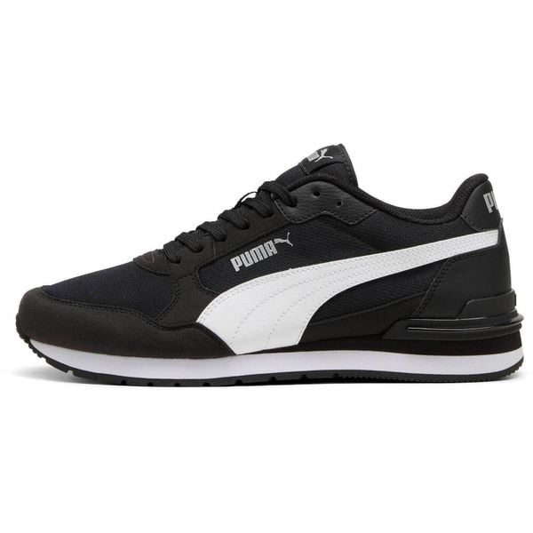 Buty sportowe Puma St Runner V4 Mesh. Czarne obuwie sportowe Puma, z gumy, bez zapięcia, trekkingowe. Za 309.99 zł.