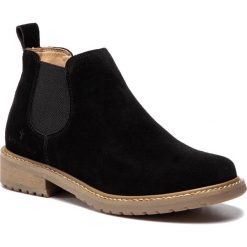 Sztyblety EMU AUSTRALIA - Pinaroo W11946 Black. Czarne botki EMU Australia, bez wzorów, z materiału, bez obcasa, na obcasie, bez zapięcia. W wyprzedaży za 339.00 zł.