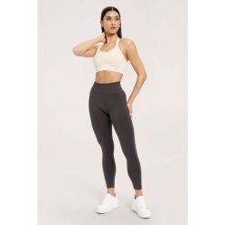 Legginsy fitness damskie Gym Glamour flexible 2.0. Brązowe legginsy GYM GLAMOUR, m, bez wzorów. Za 169.99 zł.