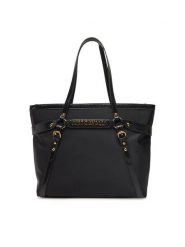Just Cavalli Torebka 78RA4BI2 ZSB88 Czarny. Czarne torebki klasyczne Just Cavalli, bez wzorów, ze skóry, bez dodatków. Za 379.99 zł.