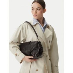 Torebka Balagan. Brązowe torebki klasyczne BALAGAN, bez wzorów, bez dodatków. Za 999.99 zł.