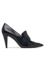 Tommy Hilfiger Szpilki Th Penny Bar Pointy Pump FW0FW09529 Czarny. Czarne szpilki TOMMY HILFIGER, bez wzorów, ze skóry, bez obcasa, na szpilce, bez zapięcia. Za 569.99 zł.