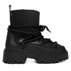 Śniegowce Tommy Hilfiger. Czarne trapery i śniegowce TOMMY HILFIGER. Za 899.99 zł.