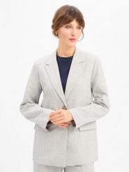 Y.A.S Marynarka z zawartością lnu - YASRiu Kobiety szary, 42. Szare marynarki i żakiety Y.A.S., s, bez wzorów, z syntetyku, eleganckie. Za 379.95 zł.