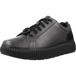 Buty GEOX D GRAISY Szary. Czarne obuwie domowe Geox, ze skóry, trekkingowe. Za 531.61 zł.
