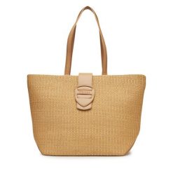 Torebka Blauer. Brązowe shopper Blauer, bez wzorów, bez dodatków. Za 309.99 zł.