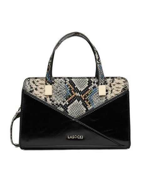 Lasocki Torebka CEO-LSK-M-002-09 Czarny. Czarne torebki klasyczne Lasocki, bez wzorów, z materiału, bez dodatków. Za 159.99 zł.