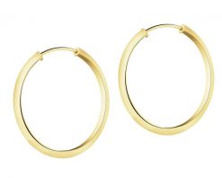 Złote kolczyki - koła. Żółte kolczyki Apart, złote. Za 1,089.00 zł.