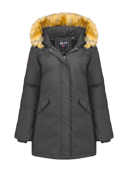 Geographical Norway Parka "Dinasty" w kolorze ciemnoszarym rozmiar: S. Szare parki Geographical Norway, s, bez kaptura. Za 276.05 zł.
