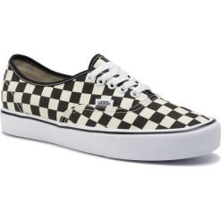 Tenisówki VANS - Authentic Lite (C) VN0A2Z5J5GX (Checkerboard) Black/White. Białe trampki Vans, bez wzorów, z gumy, bez zapięcia. W wyprzedaży za 199.00 zł.