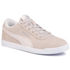 PUMA CARINA SLIM SD 37054902 Beżowy. Brązowe obuwie sportowe Puma, ze skóry, bez zapięcia. Za 229.99 zł.