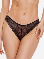 Passionata Stringi P40L70 Czarny. Czarne stringi Passionata, bez wzorów, z syntetyku. Za 59.99 zł.