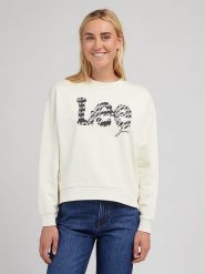 Lee Bluza w kolorze kremowym rozmiar: L. Brązowe bluzy Lee, l, bez wzorów, z bawełny, bez kaptura. Za 171.45 zł.