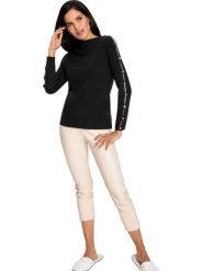 Heine Sweter w kolorze czarnym rozmiar: 38. Czarne swetry Heine, bez wzorów, bez ramiączek. Za 104.99 zł.