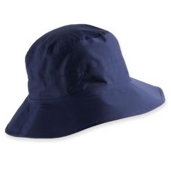 Kapelusz do golfa Inesis RW500 rozmiar 56-58 cm. Niebieskie kapelusze INESIS, bez wzorów, z materiału. Za 49.99 zł.
