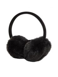 New Era Nauszniki 60580517 Czarny. Czarne rękawiczki New Era, bez wzorów, z materiału. Za 99.99 zł.
