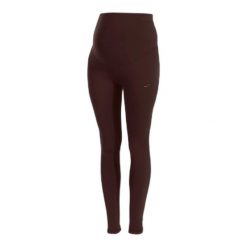 Legginsy ciążowe dla kobiet Joma. Brązowe legginsy Joma, m, bez wzorów, z materiału, z podwyższonym stanem, długie. Za 146.50 zł.