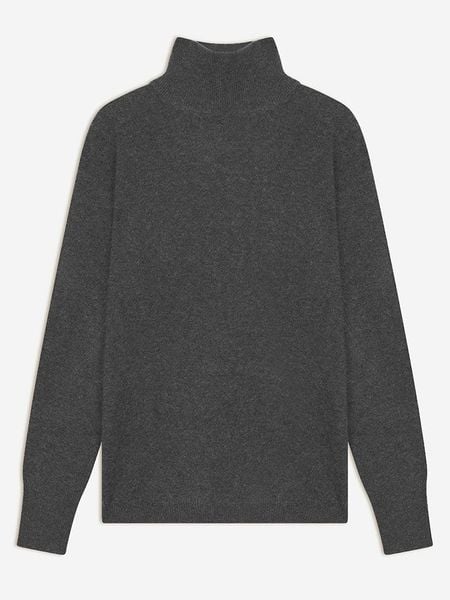 AUTHENTIC CASHMERE Kaszmirowy sweter "Eileen" w kolorze antracytowym rozmiar: M. Czarne swetry AUTHENTIC CASHMERE, m, bez wzorów, z kaszmiru, bez ramiączek. Za 379.95 zł.