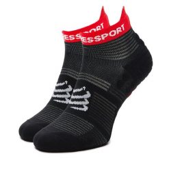Skarpety Niskie Unisex Compressport. Czarne skarpety Compressport, bez wzorów. Za 79.99 zł.