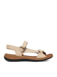 Go Soft Sandały CEO-WI23-4773-05 Beżowy. Brązowe sandały GO SOFT, bez wzorów, ze skóry, bez obcasa, na płaskiej podeszwie, bez zapięcia. Za 179.99 zł.