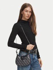 Guess Torebka J6BZ34 W4046 Czarny. Czarne torebki klasyczne Guess, z aplikacjami, ze skóry, bez dodatków. Za 294.99 zł.