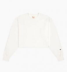 Damska bluza Champion Crewneck weatshirt 112692-WW001. Czerwone bluzy Champion, xs, bez wzorów, z bawełny, bez kaptura. Za 239.35 zł.