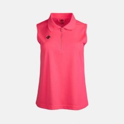 Koszulka techniczna ACAY W V3: wygoda, oddychalność i szybkie schnięcie. Czerwone bluzki Izas, m, bez wzorów, sportowe, bez kołnierzyka, bez ramiączek. Za 160.83 zł.