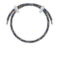 Bransoletka Liana, posrebrzana, wielokolorowa w granatowych odcieniach. Bransoletki Lilou, posrebrzane. Za 149.00 zł.