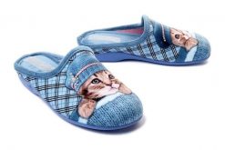 SANITAL FLEX Z25633 azulina, kapcie/klapki damskie. Obuwie domowe Sanital-Flex, bez wzorów, bez zapięcia. Za 129.90 zł.