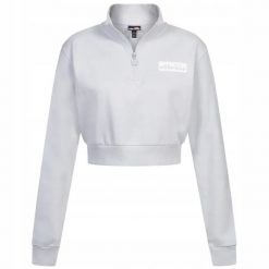 ELLESSE BLUZA DAMSKA L KOLOR SZARY. Szare bluzy Ellesse, l, bez wzorów, z bawełny, bez kaptura. Za 136.64 zł.