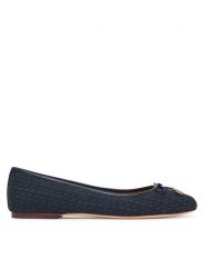 LAUREN RALPH LAUREN Baleriny 802P18430002 Granatowy. Niebieskie baleriny Lauren Ralph Lauren, bez wzorów, z materiału, bez obcasa. Za 729.99 zł.