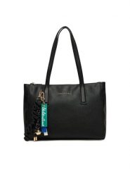 Valentino Torebka Ryta Re VBS9UI01 Czarny. Czarne torebki klasyczne Valentino, bez wzorów, ze skóry, bez dodatków. Za 649.99 zł.