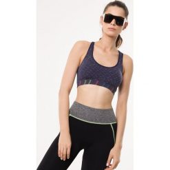 Granatowy Biustonosz Sportowy Archetypical. Bielizna sportowa Born2be. Za 39.99 zł.