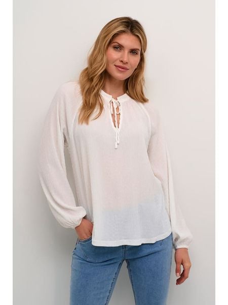 Cream Bluzka w kolorze kremowym rozmiar: 42. Brązowe bluzki Cream, bez wzorów, bez kołnierzyka, bez ramiączek. Za 78.66 zł.