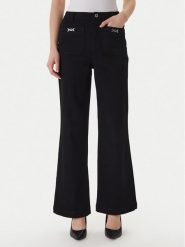 Morgan Jeansy 261-PSOFT1 Czarny Wide Leg. Czarne jeansy Morgan, bez wzorów. Za 349.99 zł.
